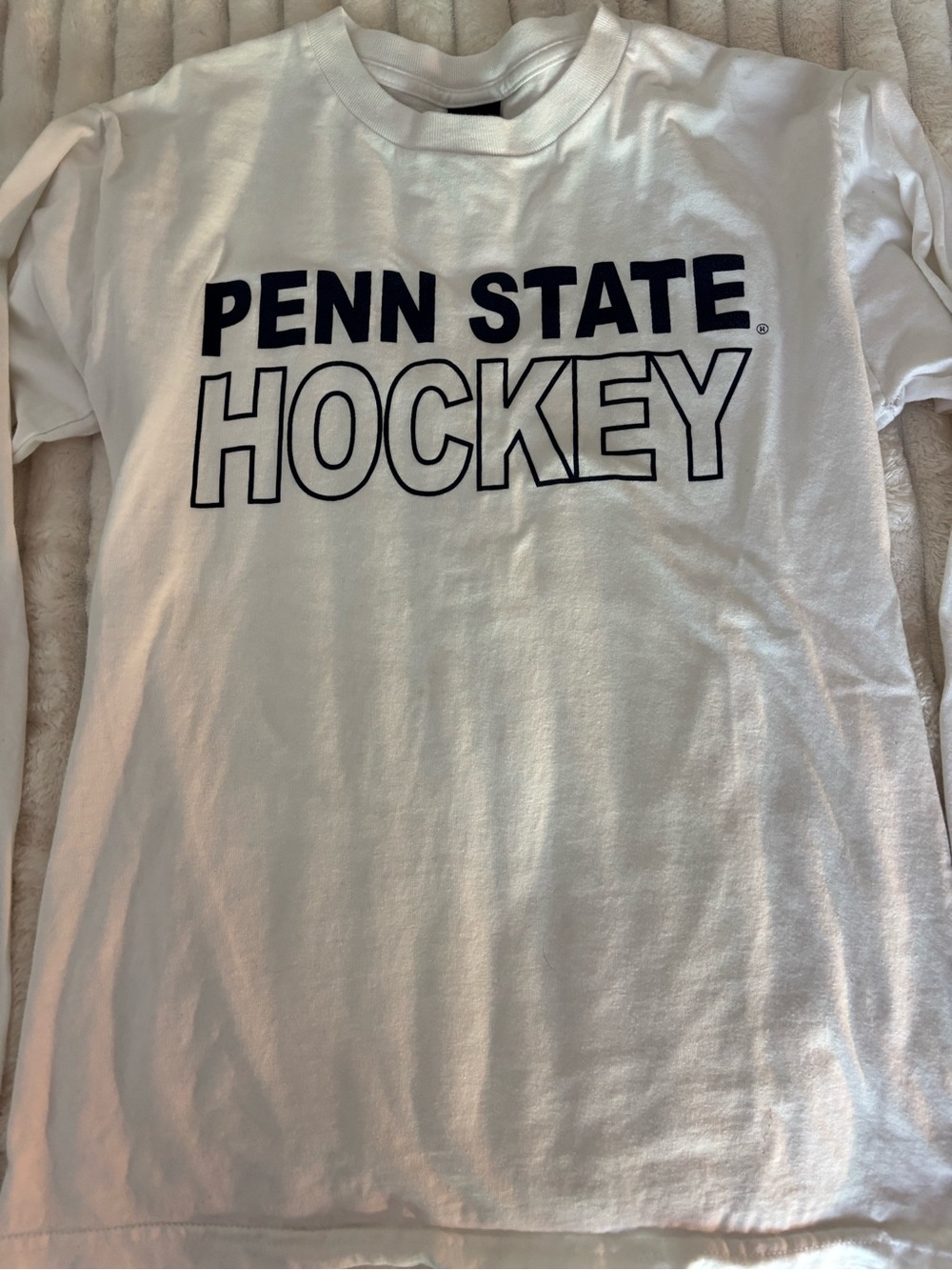 Penn State Hockey long sleeve good condition one small stain shown in photos